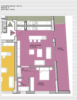 RAMS Residential Dudeşti -Plan etaj 1
